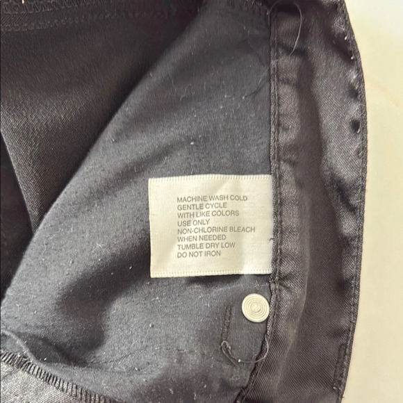 Arizona Jeans Black Satin Flare Casual Dress Party Pants Y2K Women Sz 5 - Picture 7 of 7